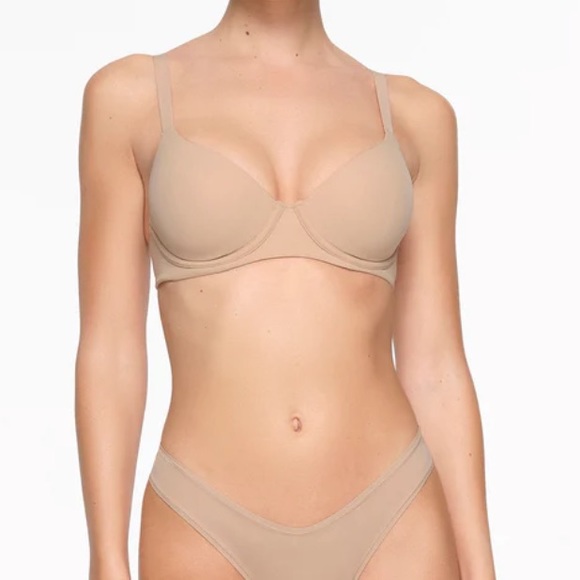 SKIMS NWT Fits Everybody Full Coverage Bra in Clay Size 34DD - Picture 1 of 9